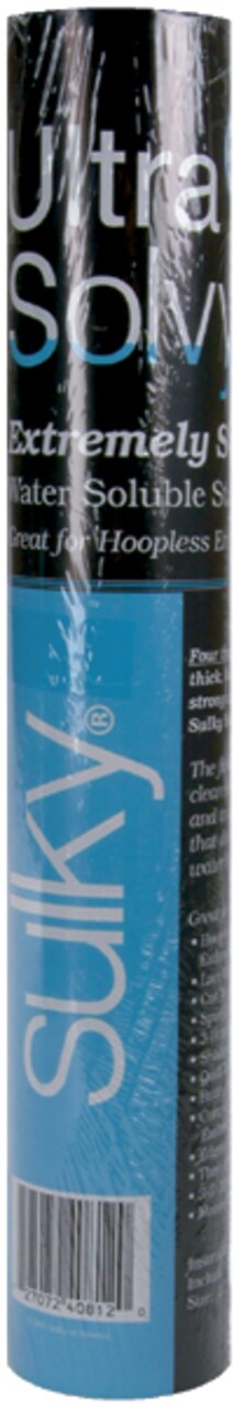 Sulky Ultra Solvy Water-Soluble Stabilizer Roll-12"X8yd